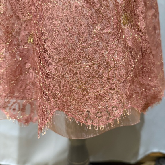 Elegant Pink Lace Dress - Picture 10 of 11